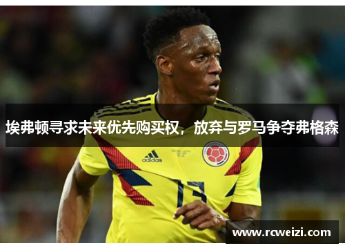 埃弗顿寻求未来优先购买权，放弃与罗马争夺弗格森